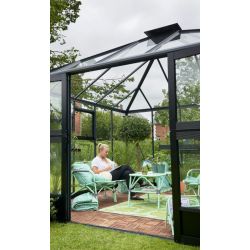 Juliana tuinkamer Oase 88, grijs gecoat