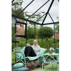 Juliana tuinkamer Oase 88, grijs gecoat