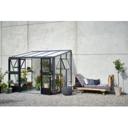 Juliana muurkas Veranda 66, antracietgrijs, gevels van veiligheidsglas 3 mm/1