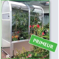 Terra BS mobiele mini-kas met verhoogd kweekbed