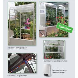Terra BS mobiele mini-kas met verhoogd kweekbed