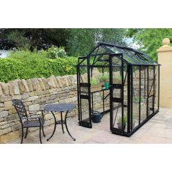 Eden tuinkas Birdlip 84, zwart gecoat