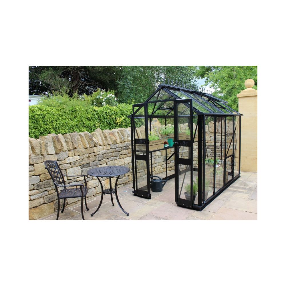 Eden tuinkas Birdlip 84, zwart gecoat