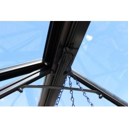 Eden tuinkas Birdlip 84, zwart gecoat