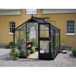 Juliana muurkas Compact 50, antraciet grijs gecoat, tuindersglas 3 mm