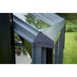 Juliana muurkas Compact 82, antraciet grijs gecoat, tuindersglas 3 mm