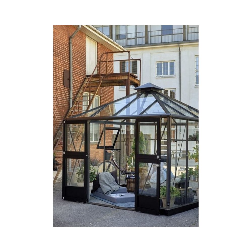 Juliana tuinkamer Oase 88, grijs gecoat