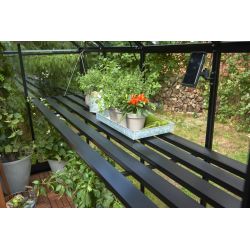 Halls kweektafel Qube, geïntegreerd, zwart