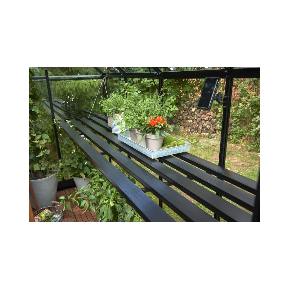 Halls kweektafel Qube, geïntegreerd, zwart