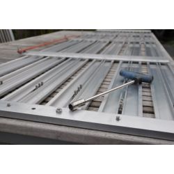 Slim kweken kweaktafel Alu Grower 62,5x200 cm
