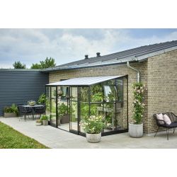 Halls muurkas Qube LT612 - zwart gecoat