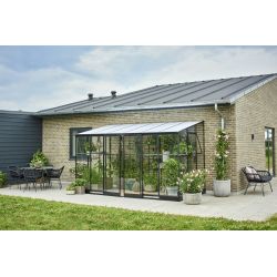 Halls muurkas Qube LT612 - zwart gecoat