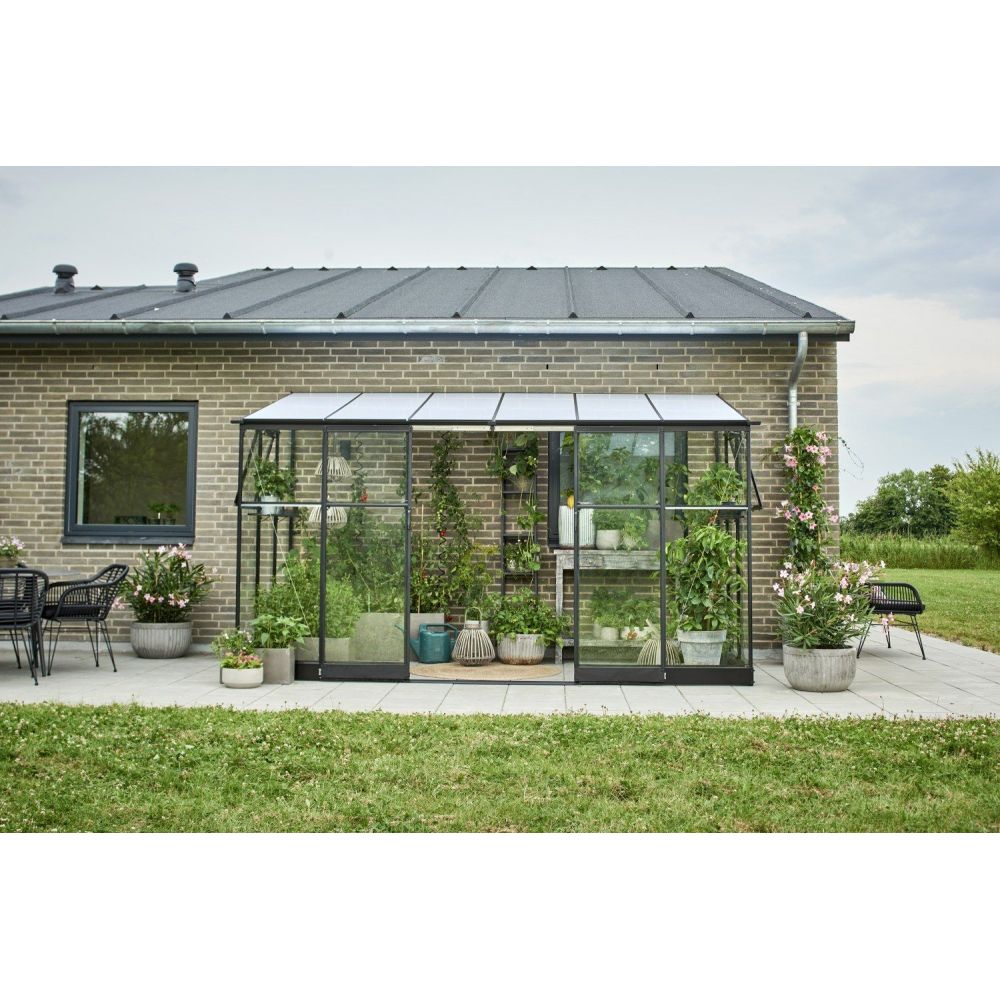 Halls muurkas Qube LT612 - zwart gecoat