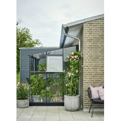 Halls muurkas Qube LT612 - zwart gecoat