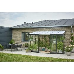 Halls muurkas Qube LT612 - zwart gecoat