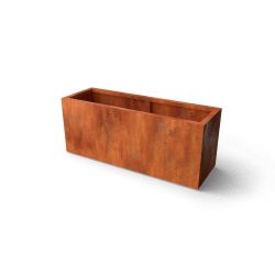 Geroba rechthoekige plantenbak Artesa B16 1500x500x600mm - Cortenstaal