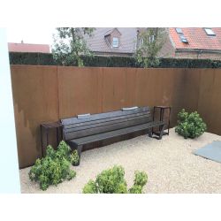 Geroba schutting Gerofence C3 1000x50x1800mm - Cortenstaal