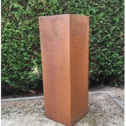 Geroba sokkel C6 500x500x1000mm - Cortenstaal