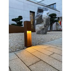 Geroba tuinlamp Argia C2 600mm - Cortenstaal