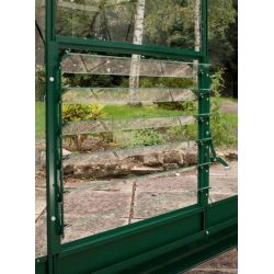 Eden louvreraam 6L, 610x610mm veiligheidsglas - groen