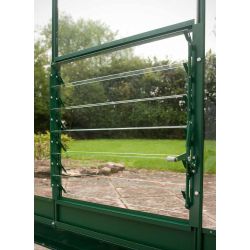 Eden louvreraam 6L, 610x610mm veiligheidsglas - groen