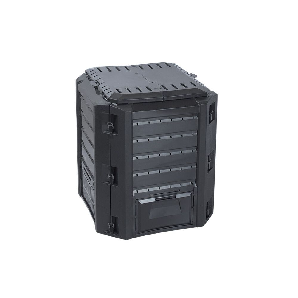 Practo Garden tuincomposter 380L - zwart
