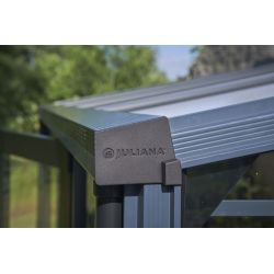 Juliana muurkas Veranda 44, antracietgrijs, gevels van veiligheidsglas 3 mm