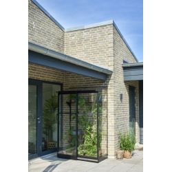 Halls muurkas Qube LT24 - zwart gecoat