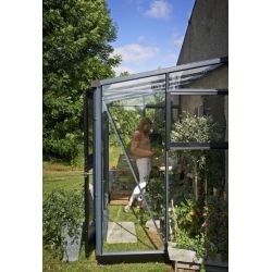Juliana muurkas Veranda 44, antracietgrijs, gevels van veiligheidsglas 3 mm