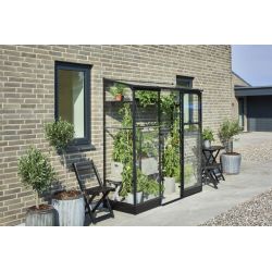 Halls muurkas Qube LT26 - zwart gecoat