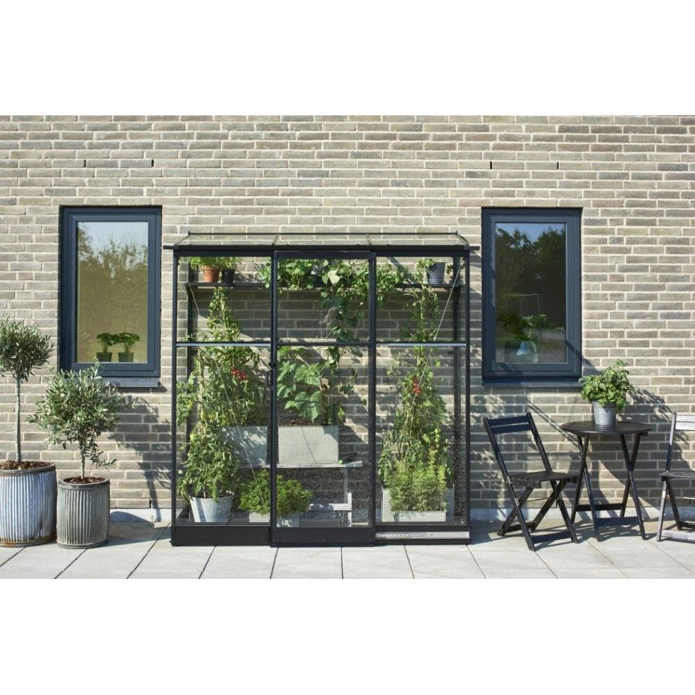 Halls muurkas Qube LT26 - zwart gecoat