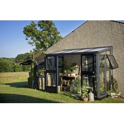 Juliana muurkas Veranda 44, antracietgrijs, gevels van veiligheidsglas 3 mm