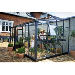 Juliana muurkas Veranda 129, antracietgrijs, gevels van veiligheidsglas 3 mm