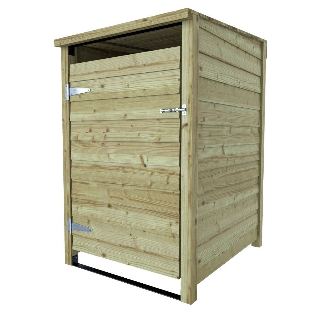 Robuuste klikokast 122x73x89 cm - grenenhout geïmpregneerd - groen
