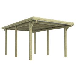 Carport Condor 233x322x512 cm - grenenhout geïmpregneerd