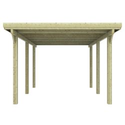 Carport Condor 233x322x512 cm - grenenhout geïmpregneerd