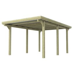 Carport Condor 233x322x512 cm - grenenhout geïmpregneerd
