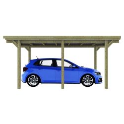 Carport Condor 233x322x512 cm - grenenhout geïmpregneerd