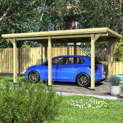 Carport Condor 233x322x512 cm - grenenhout geïmpregneerd