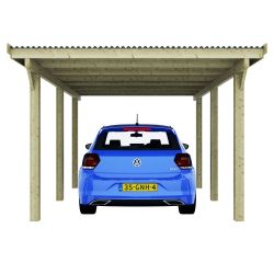 Carport Condor 233x322x512 cm - grenenhout geïmpregneerd