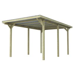 Carport Eagle 236x300x500 cm - grenenhout geïmpregneerd