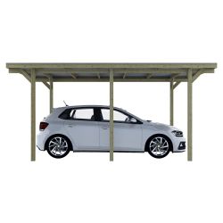 Carport Eagle 236x300x500 cm - grenenhout geïmpregneerd
