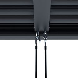 Pergola Rodrigo aluminium antraciet met beweegbare lamellen