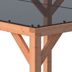 Pergola Silvano douglashout met zonweringdoek
