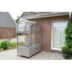 Terra BS mobiele mini-kas met verhoogd kweekbed