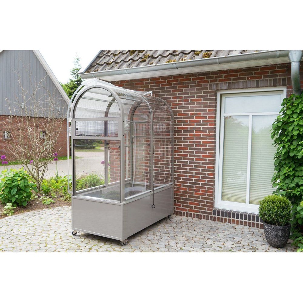 Terra BS mobiele mini-kas met verhoogd kweekbed