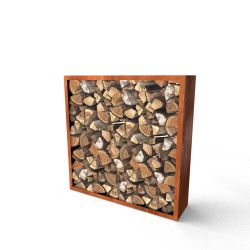 Geroba houtopslag Egura C4 1500x385x1500mm - Cortenstaal