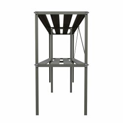 Royal Well kweektafel vrijstaand 165x45x90 cm - groengrijs
