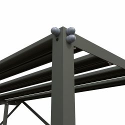 Royal Well kweektafel vrijstaand 165x45x90 cm - groengrijs