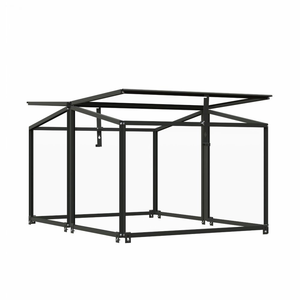 Royal Well Parsley Planter small broeikas 60x80x46cm - groengrijs